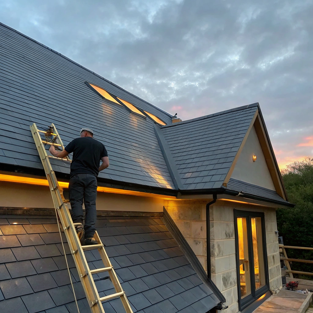 High-end residential roof replacement with full restoration excellence by NorthPoint Exteriors
